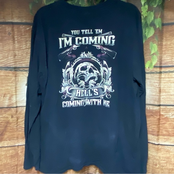 GUC Mens Tombstone theme T-Shirt - Picture 2 of 4